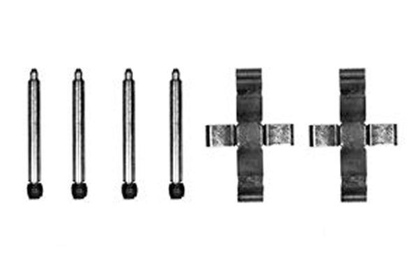 TRW Kit accessori, pastiglia freno PFK204 PFK204 Kit accessori, pastiglia freno TRW MERCEDES-BENZ SPRINTER costo