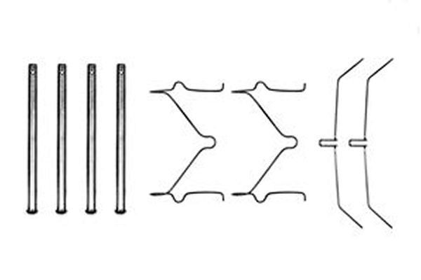TRW Jarrupalojen asennussarja PFK208 TRW Tarvikesarja, jarrupala TOYOTA PFK208