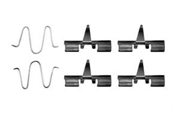 TRW Monteringssett, bremseklosser PFK329 Tibehørsett, skivebremse belegg TRW BT-50 PFK329 billige