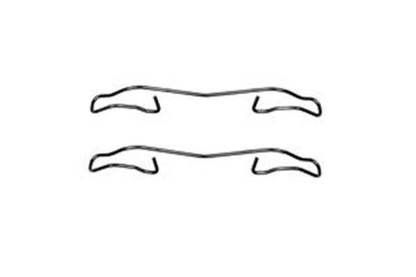 TRW Monteringssett, bremseklosser PFK347 TRW PFK347 Monteringssett, bremseklosser FORD Focus Mk1 Hatchback (DAW, DBW) 1.6 103 hk 2005