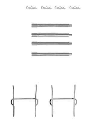 TRW Accessoireset, schijfremblok PFK357 Citroën C5 Accessoireset, schijfremblok TRW PFK357
