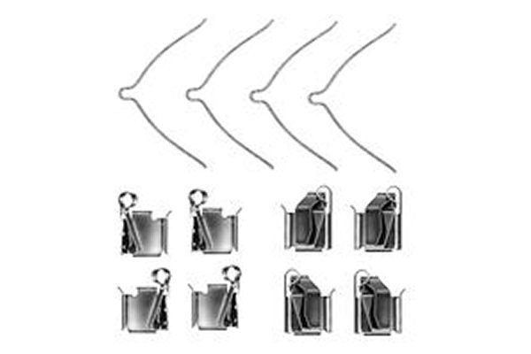 TRW Monteringssæt til bremseklodser PFK366 TRW PFK366 Toyota Carina T19 Sedan Monteringssæt til bremseklodser pris