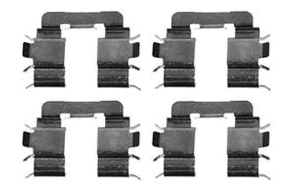 TRW Monteringssett, bremseklosser PFK388 Tibehørsett, skivebremse belegg TRW Nissan NT400 PFK388
