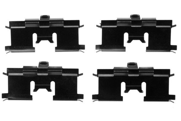 TRW Kit d'accessoires, plaquette de frein à disque PFK542 TRW PFK542 Kit d'accessoires, plaquette de frein à disque Chevrolet Lacetti Berline d'origine prix