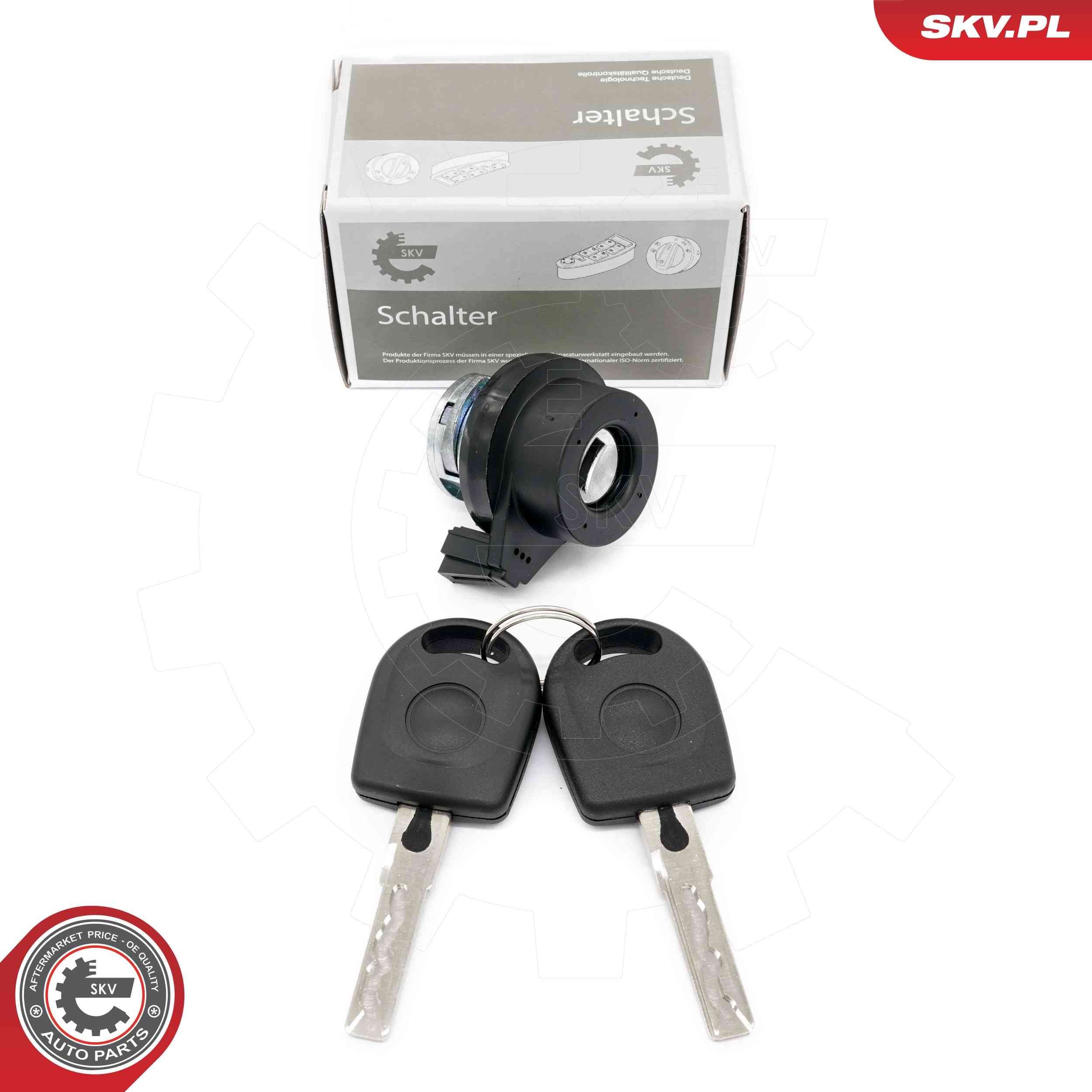 ESEN SKV Slēdzenes cilindrs, Aizdedzes slēdzis 65SKV501 ESEN SKV 65SKV501 Durvju slēdzenes cilindrs Audi Cabriolet 8g7 b4 cena