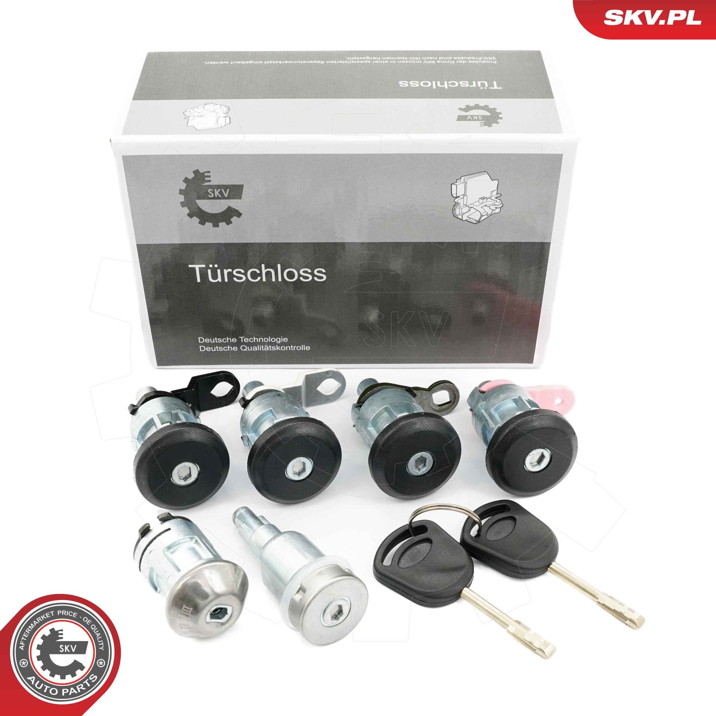 ESEN SKV Slēdzenes komplekts, Slēdzene 65SKV801 ESEN SKV 65SKV801 Durvju slēdzenes Ford Transit MK5 par izdevīgu cenu