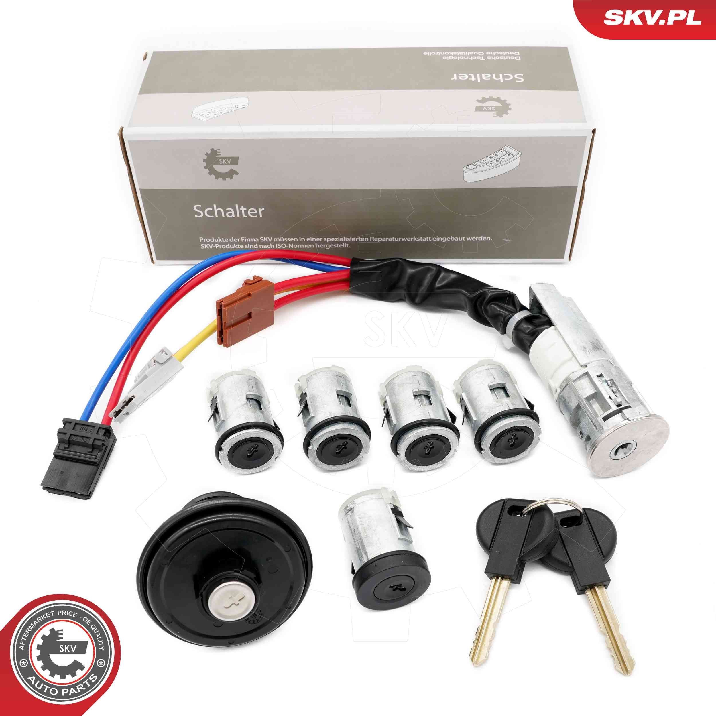ESEN SKV Lock Set, locking system 65SKV803 FIAT 126 ESEN SKV door lock 65SKV803