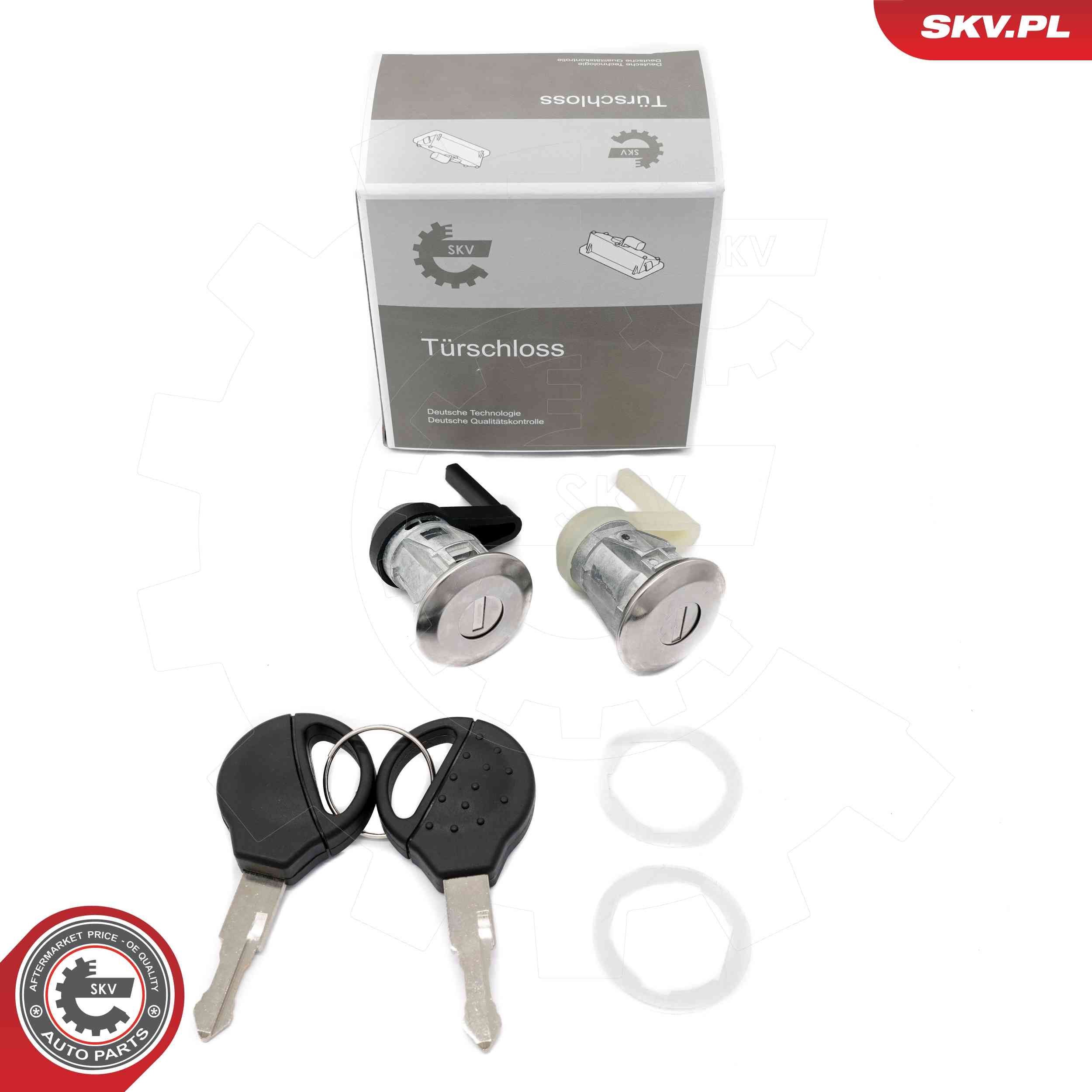 ESEN SKV Sada zámkov, zamykací systém 65SKV808 Zámok dverí ESEN SKV Peugeot 309 65SKV808