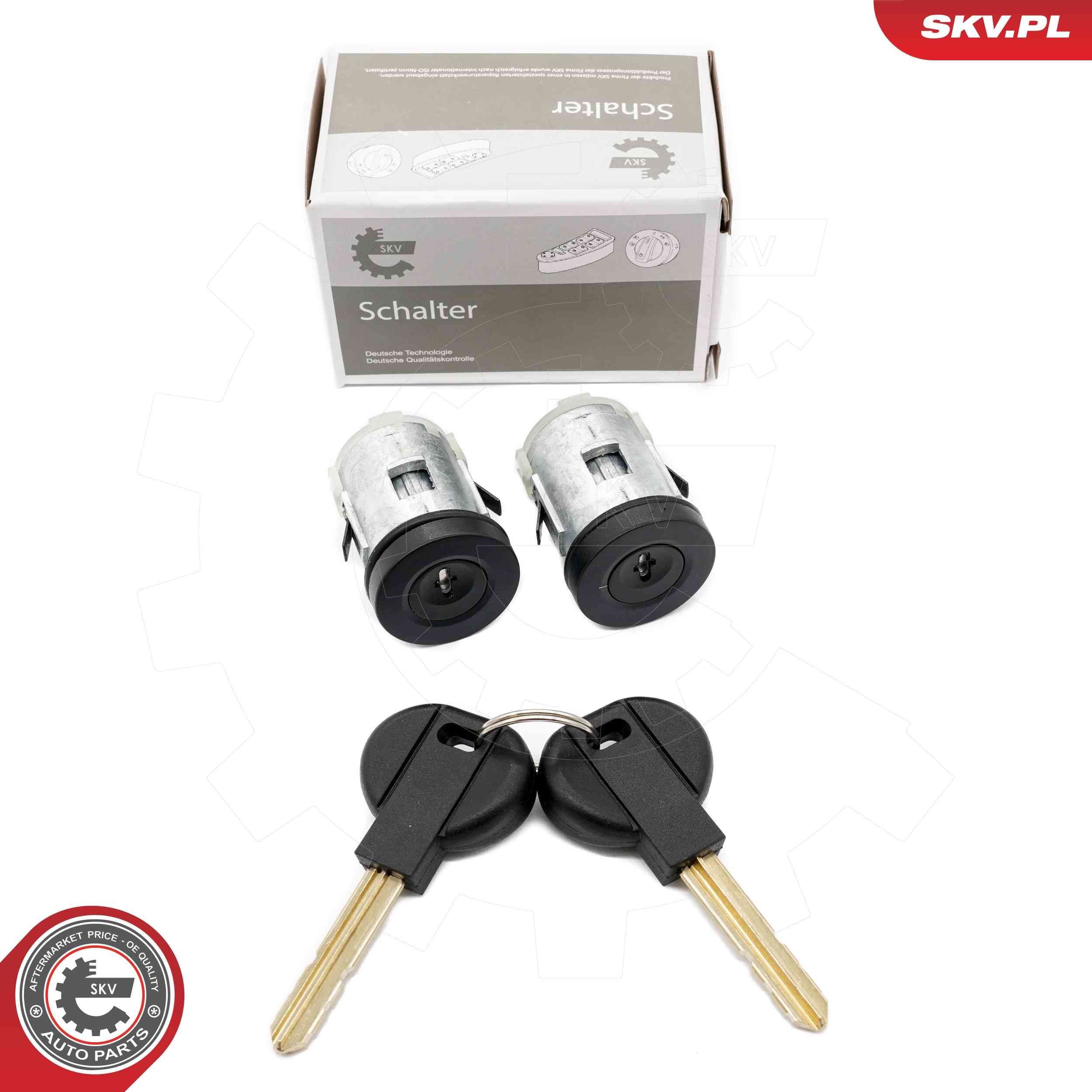 ESEN SKV Lock Set, locking system 65SKV811 FIAT 126 ESEN SKV door lock 65SKV811