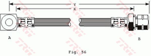 TRW Flexible de frein PHD243 TRW PHD243 Durite de frein CF Minibus prix
