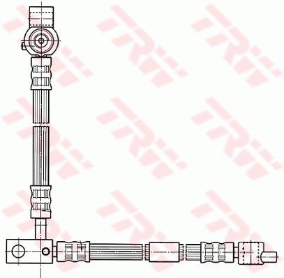 TRW Jarruletku PHD541 TRW PHD541 Nissan Almera B10 jarruletku