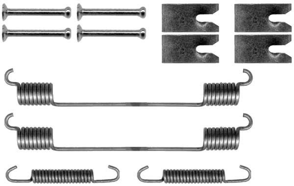 TRW Kit accessori, Ganasce freno SFK351 TRW SFK351 Kit di accessori per ganasce freno OPEL Movano C Camion pianale / Telaio (U9) originale prezzo