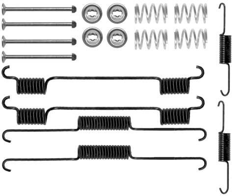TRW Kit d'accessoires, mâchoire de frein SFK354 Kia RIO Kit d'accessoires mâchoires de frein TRW SFK354