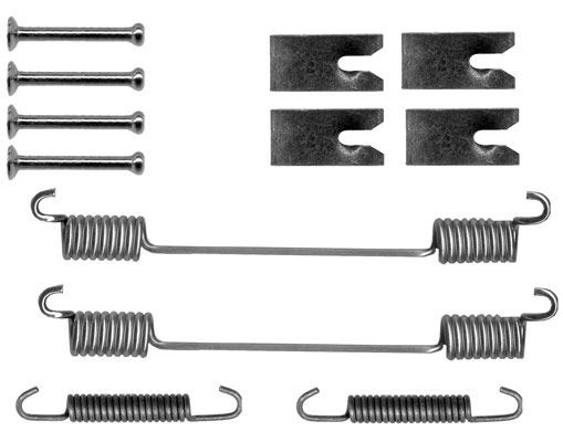 TRW Accessory Kit, brake shoes SFK371 SFK371 TRW brake shoe fitting kit for FIAT UNO