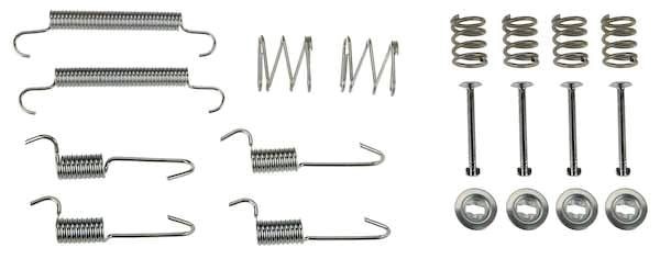 TRW Kit d'accessoires, mâchoire de frein SFK430 Kia RIO Kit d'accessoires mâchoires de frein TRW SFK430