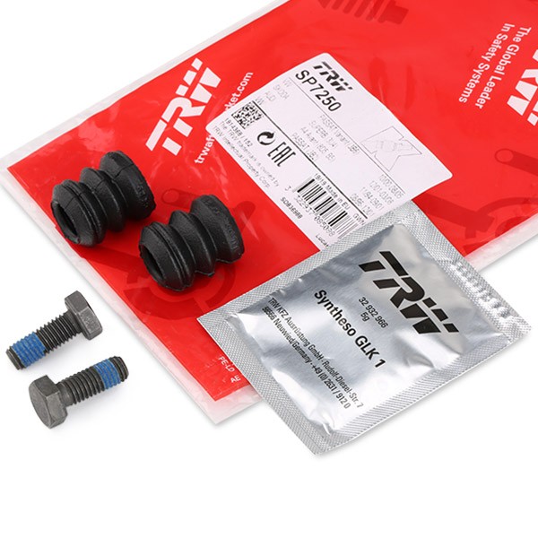 TRW Sada vodiacich puzdier brzdového strmeňa SP7250 Vodiaci čap brzdového strmeňa TRW Volkswagen UP SP7250