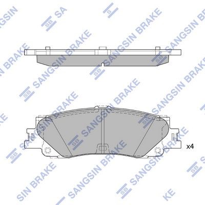 Hi-Q Bremseklodser SP4039 SP4039 Bremseklods FIAT DUCATO Hi-Q