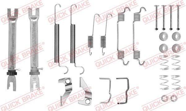 QUICK BRAKE Σετ βοηθ. εξαρτημάτων, σιαγόνες φρένου 105-0766S QUICK BRAKE 105-0766S Σετ βοηθητικα εξαρτημάτων σιαγόνες φρένου Zafira A τιμες