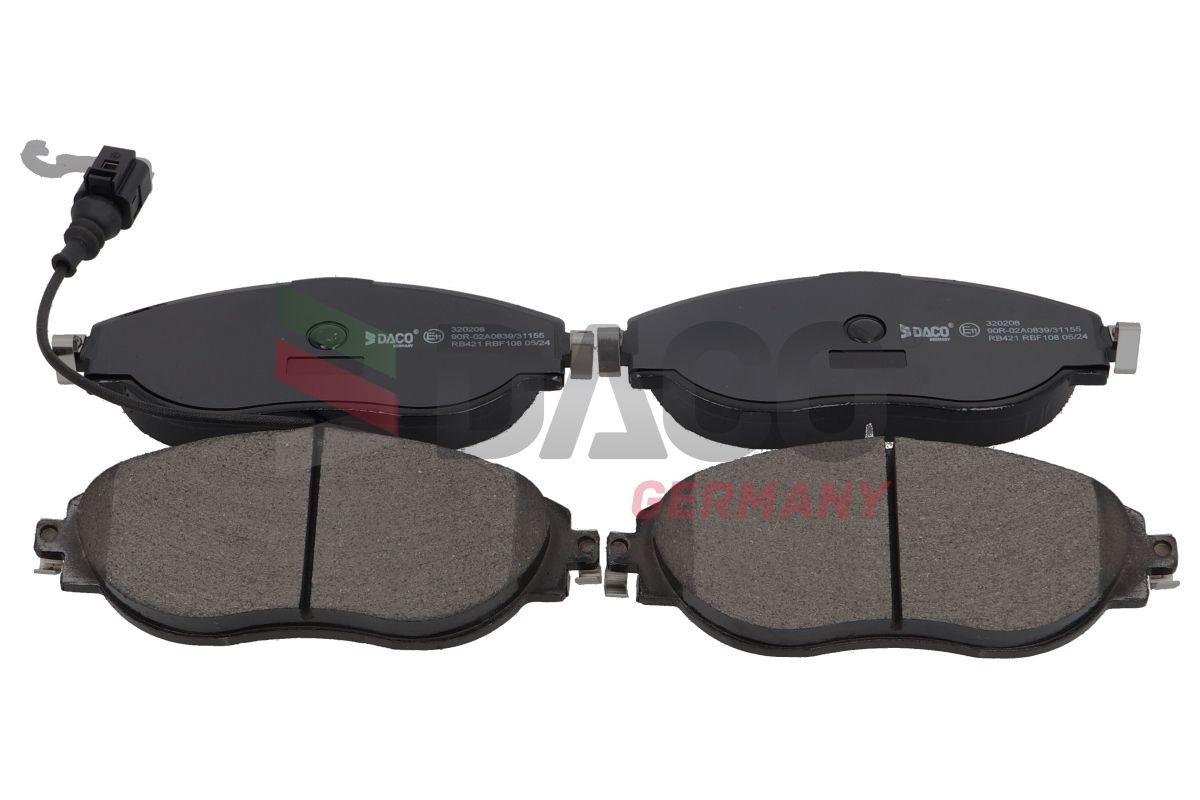DACO Germany Remblokken 320208 Remblokkenset DACO Germany SCIROCCO 320208 goedkoop