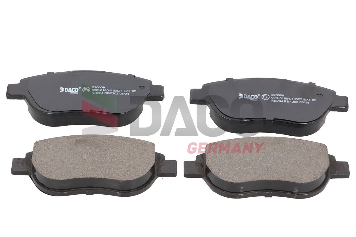 DACO Germany Bremseklosser 320609 320609 Bremsekloss PEUGEOT EXPERT DACO Germany