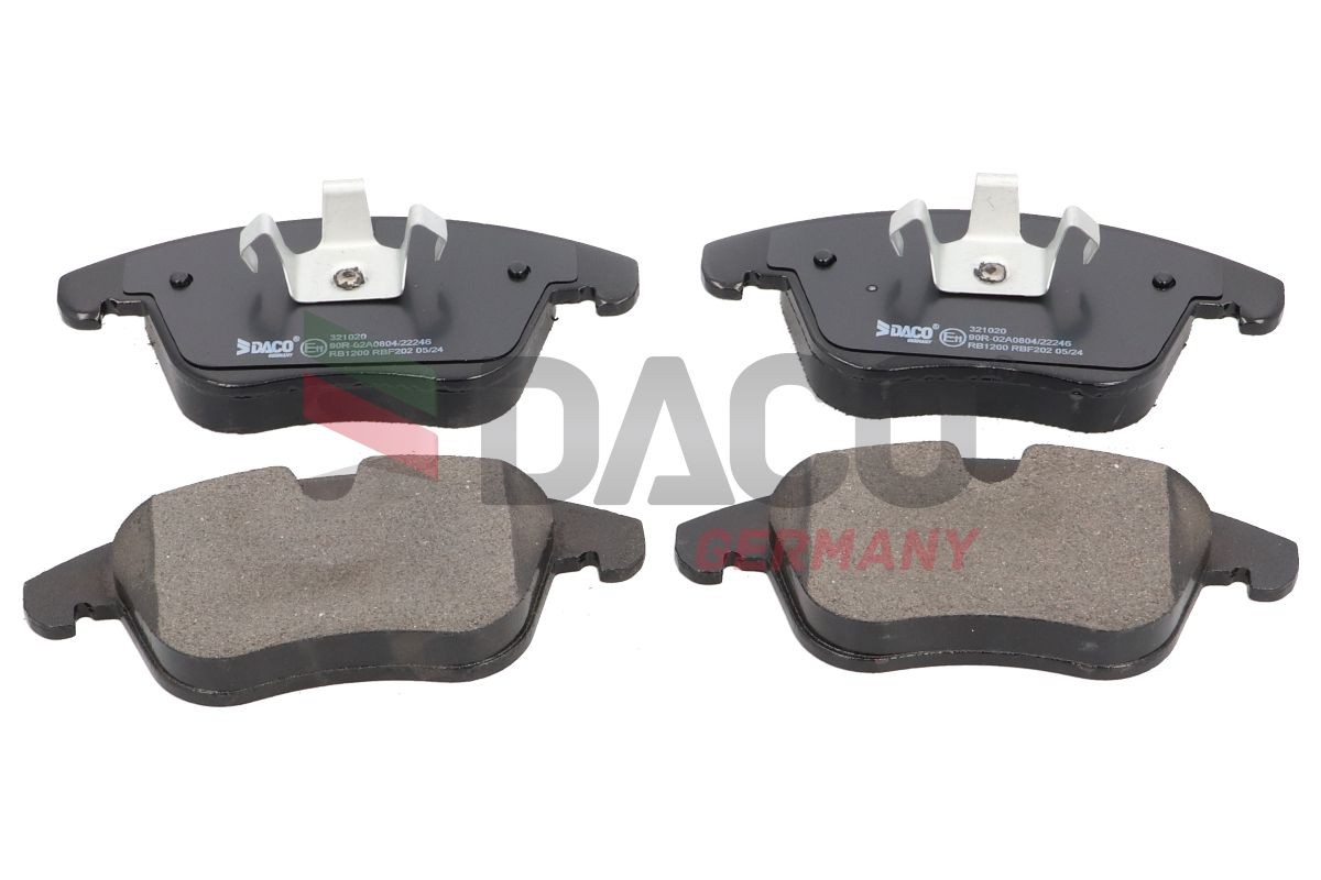DACO Germany Piduriklotsid 321020 Sport piduriklotsid DACO Germany FORD 321020