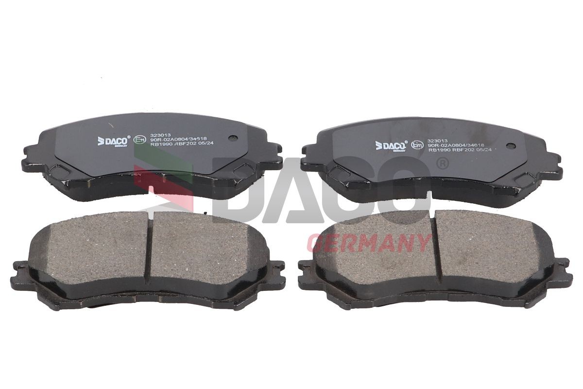 DACO Germany Piduriklotsid 323013 323013 DACO Germany Sport piduriklotsid Daihatsu odav