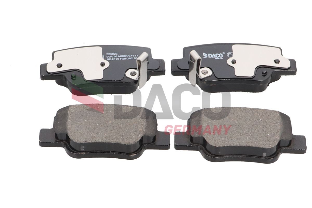DACO Germany Bremseklodser 323923 323923 DACO Germany Klodser Jeep billig