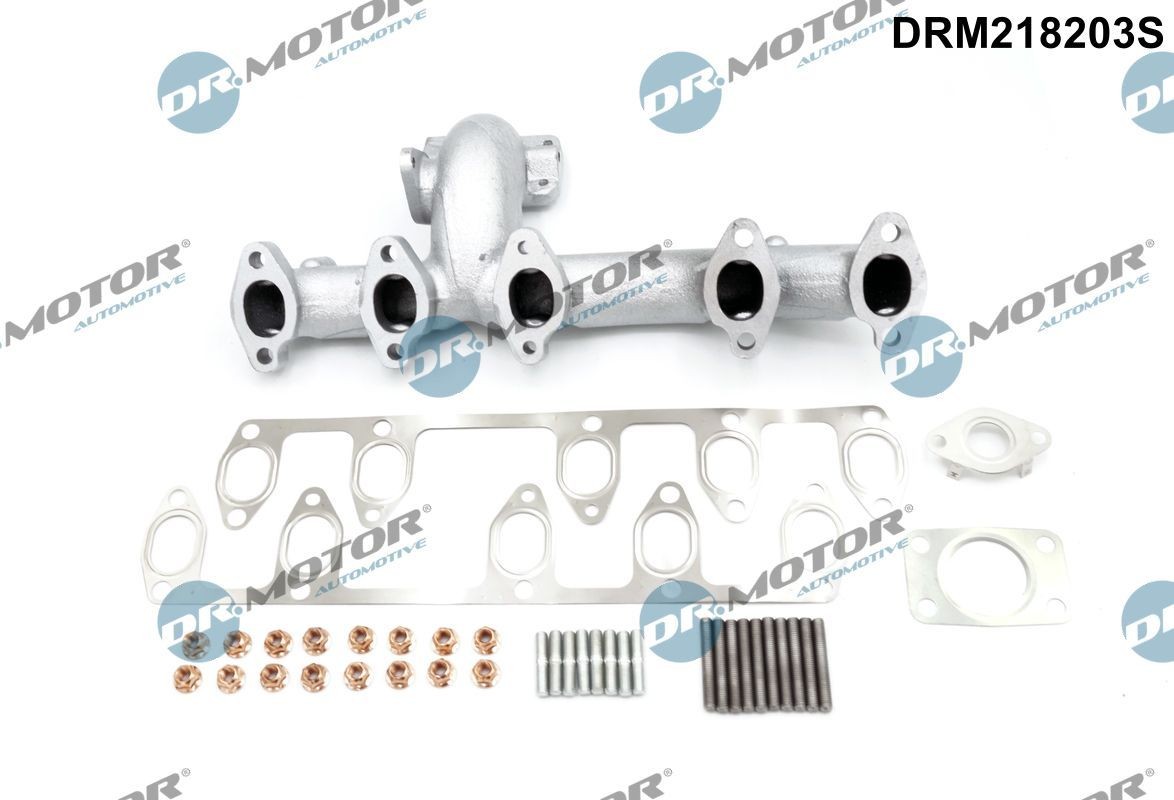 DR.MOTOR AUTOMOTIVE Zberné potrubie výfuku DRM218203S Výfukové zvody SKODA DR.MOTOR AUTOMOTIVE DRM218203S