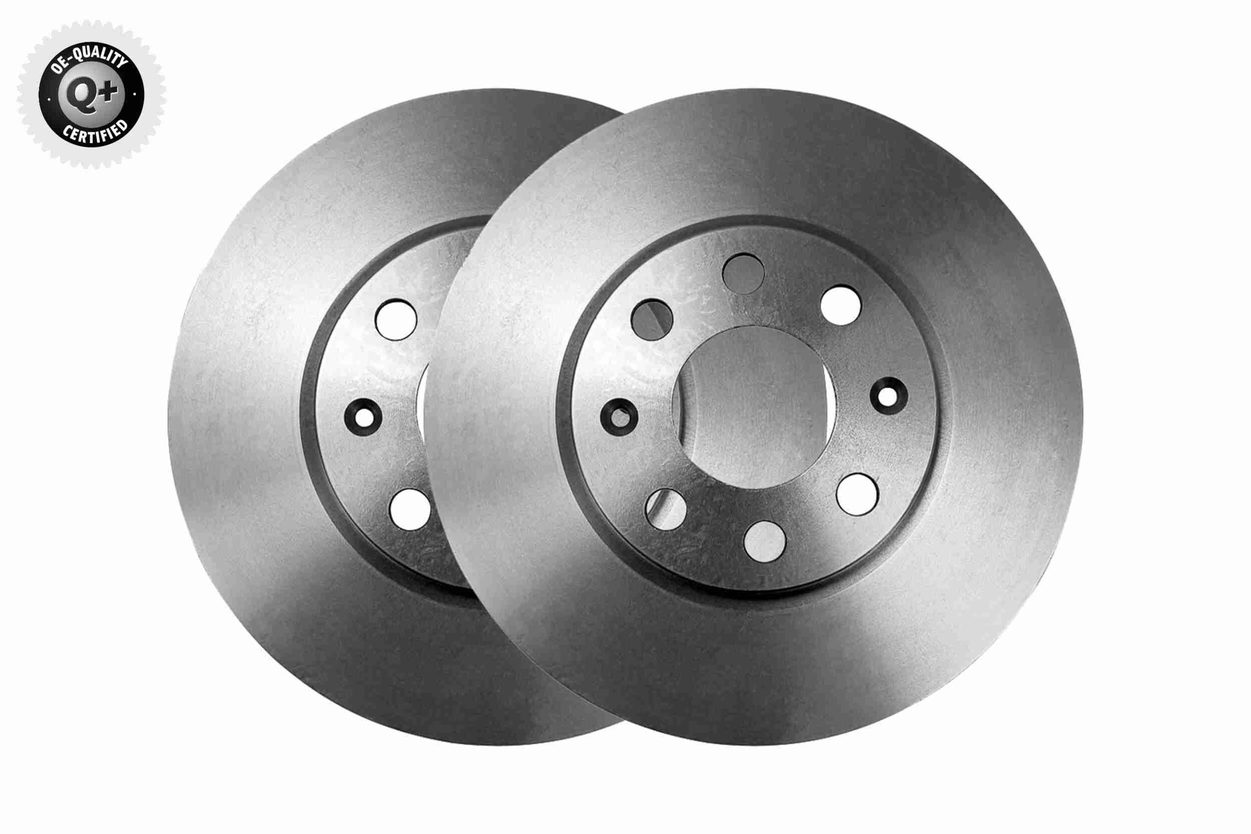 Bremseskive VAICO V40-80015 VAICO V40-80015 Bremseskive til foran og bak Opel CORSA 2017
