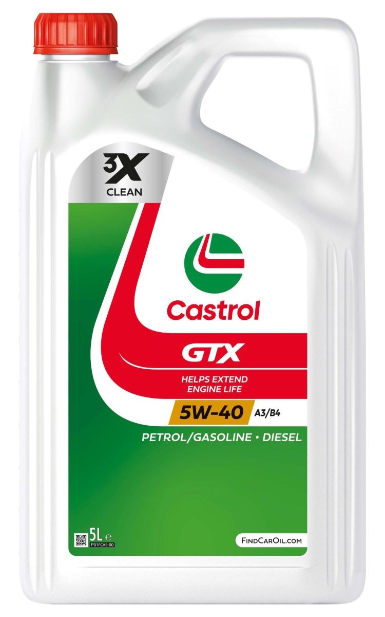 CASTROL Motorolja 15F687 Motor Mazda 323 BF: Motorolja CASTROL GTX, A3/B4 15F687