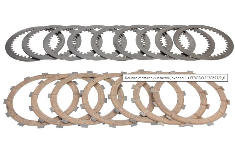 Kit d'embrayage FERODO FCS0671/2 FCS0671/2 Embrayage renforcé FERODO