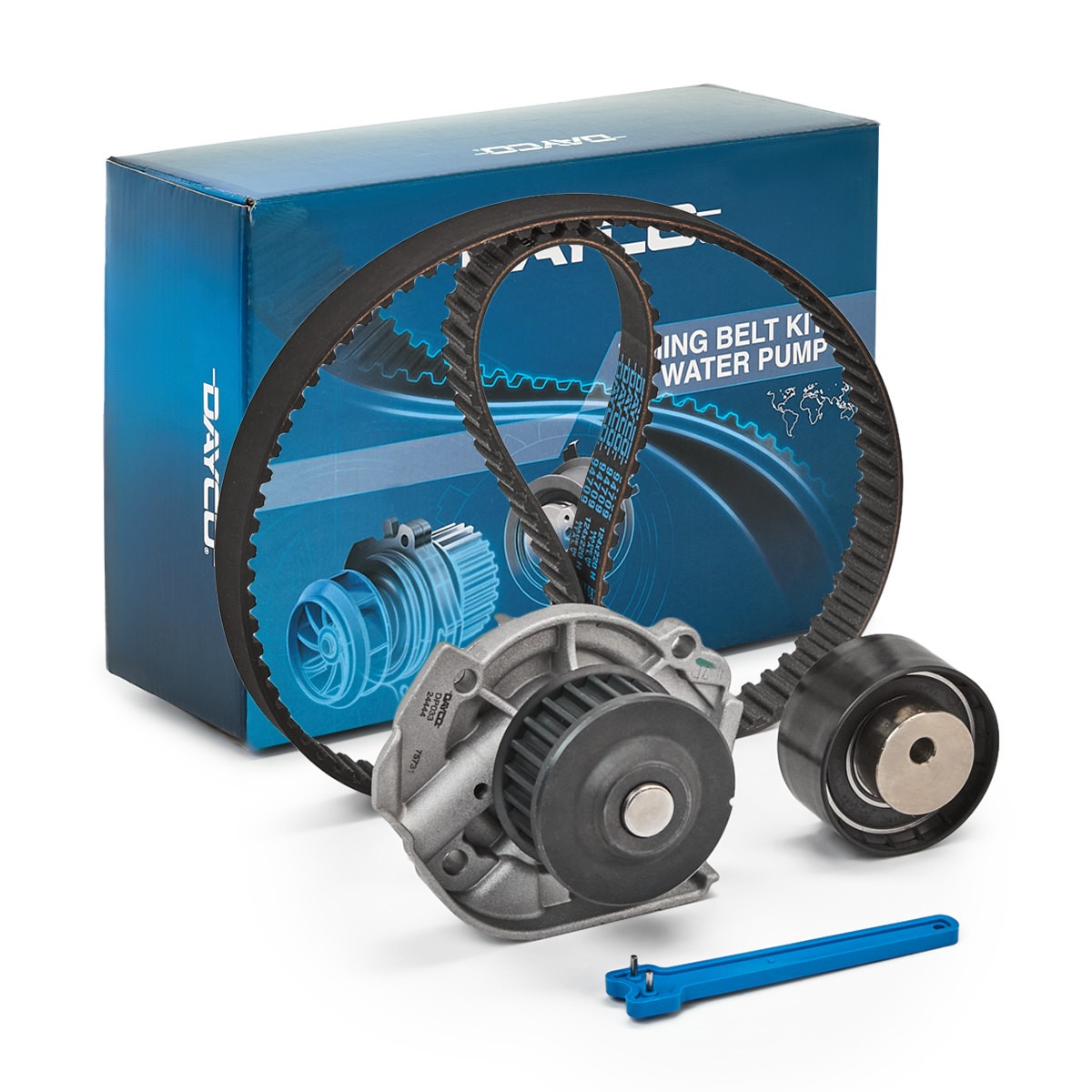 DAYCO Veepump + hammasrihmakomplekt KTBWP2850 Hammasrihma komplekt DAYCO Jeep CHEROKEE KTBWP2850