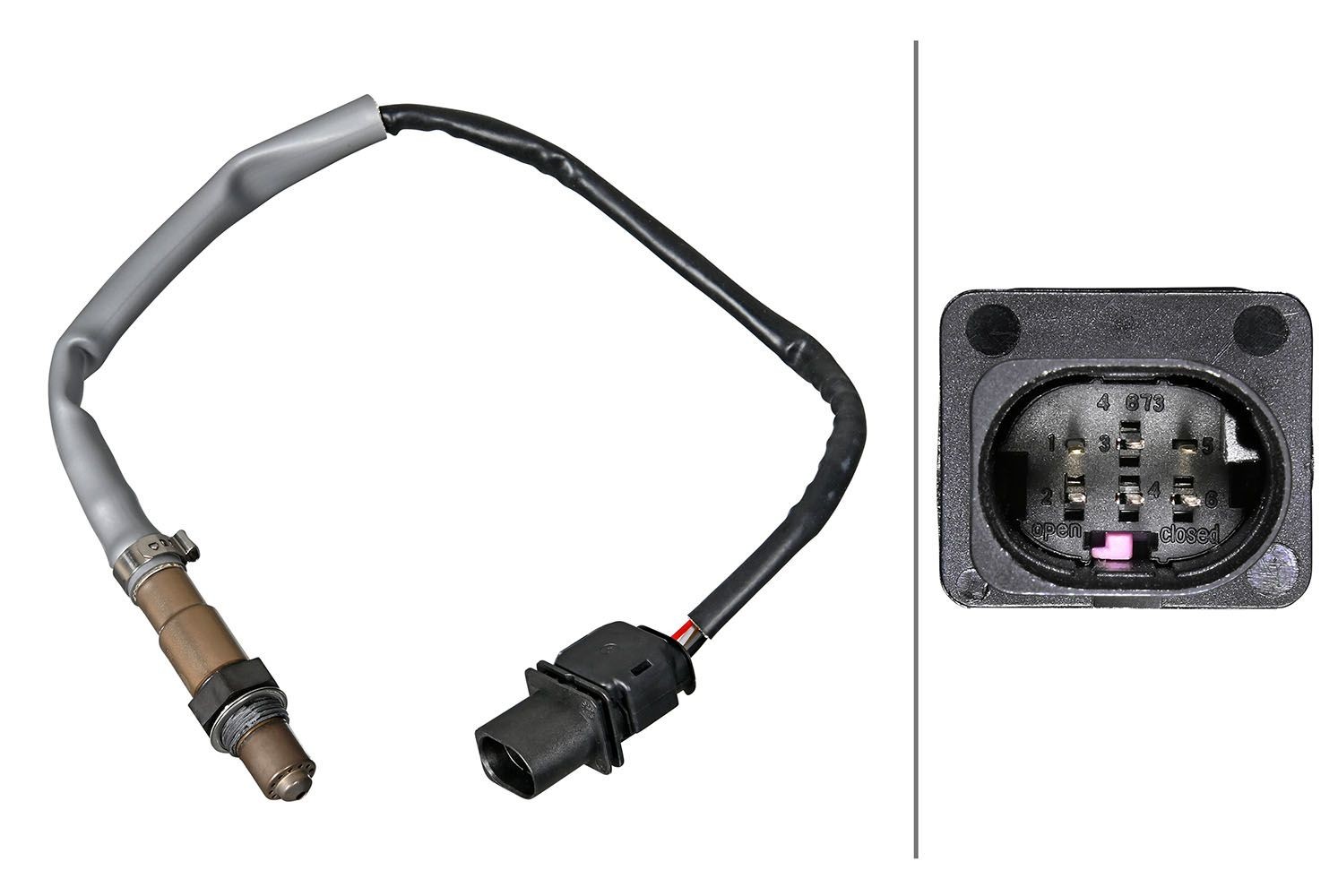 HELLA Αισθητήρας λάμδα 6PA 358 221-531 Αισθητήρας λ HELLA Audi A3 6PA 358 221-531