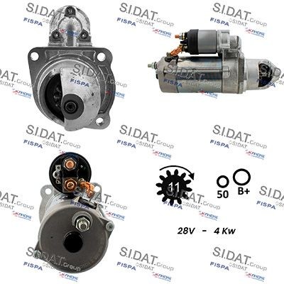 SIDAT Starter S24BH0107 S24BH0107 Starter VOLVO V70 SIDAT