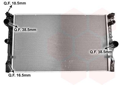 VAN WEZEL Radiator, motorkjøling 06012752 VAN WEZEL 06012752 Radiator BMW G11 pris