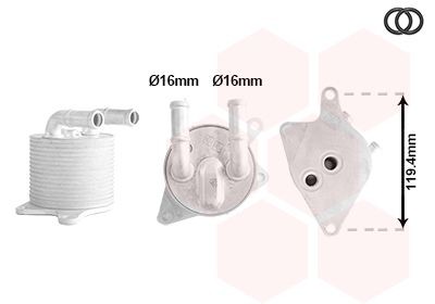 VAN WEZEL Automatic transmission oil cooler 06013774 LEXUS VAN WEZEL automatic transmission oil cooler 06013774