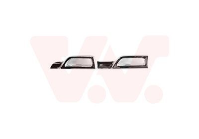 VAN WEZEL Prydnads- / Skyddslist, kylargaller 1556515 1556515 VAN WEZEL kylargrill DACIA DUSTER