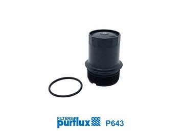 PURFLUX Cover, oil filter housing P643 SEAT LEON PURFLUX oil filter housing P643