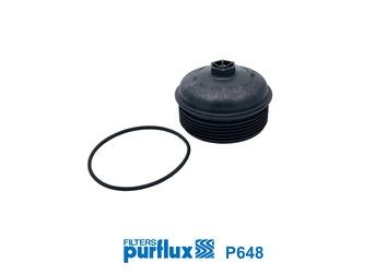 PURFLUX Deksel, oliefilterbehuizing P648 PURFLUX P648 Oliefilterhuis / pakking RENAULT KANGOO kosten