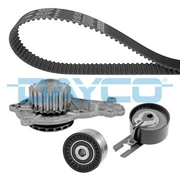 Kit de distribution + pompe à eau DAYCO KTBWP3230 DAYCO KTBWP3230: Pompe à eau + kit de distribution Peugeot 107 2008