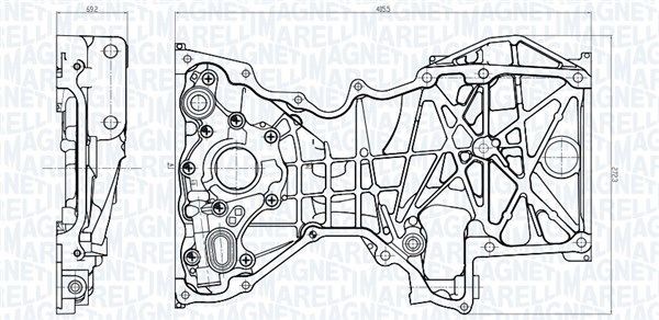 MAGNETI MARELLI Oliepumpe 351516000108 MAGNETI MARELLI 351516000108 originale Honda Jazz AA Oliepumpe hvad koster