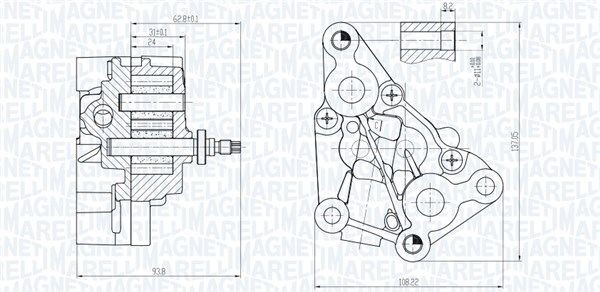Õlipump MAGNETI MARELLI 351516000112 MAGNETI MARELLI 351516000112 NISSAN NOTE 2023 Õlipump