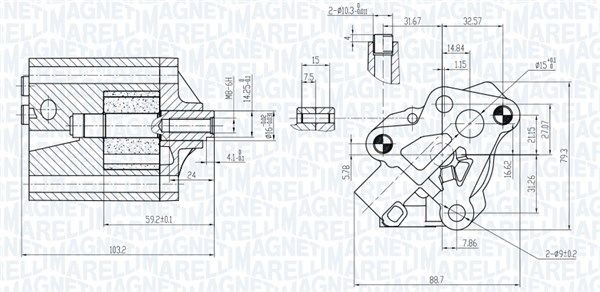 Oliepumpe MAGNETI MARELLI 351516000133 MAGNETI MARELLI 351516000133 Oliepumpe VOLVO V70 2008