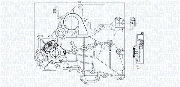 Pompe à huile MAGNETI MARELLI 351516000155 MAGNETI MARELLI 351516000155: Pompe à huile Kia CARENS 2001