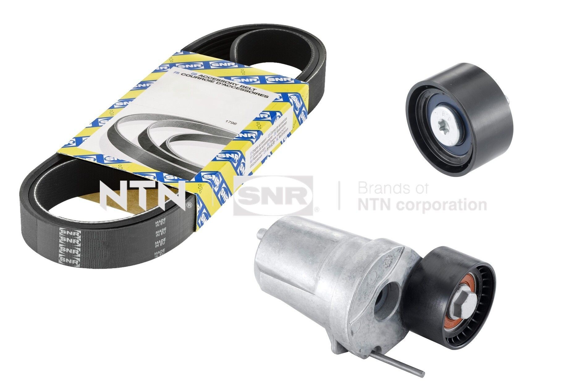 SNR Jeu de courroies trapézoïdales à nervures KA850.10 KA850.10 Kit de courroie d'accessoire SNR BMW Série 2