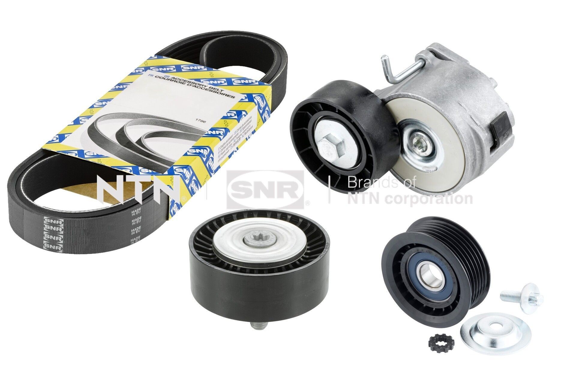 SNR Ķīļrievu siksnu komplekts KA860.00 Ķīļrievu siksnu komplekts ALFA ROMEO SNR KA860.00