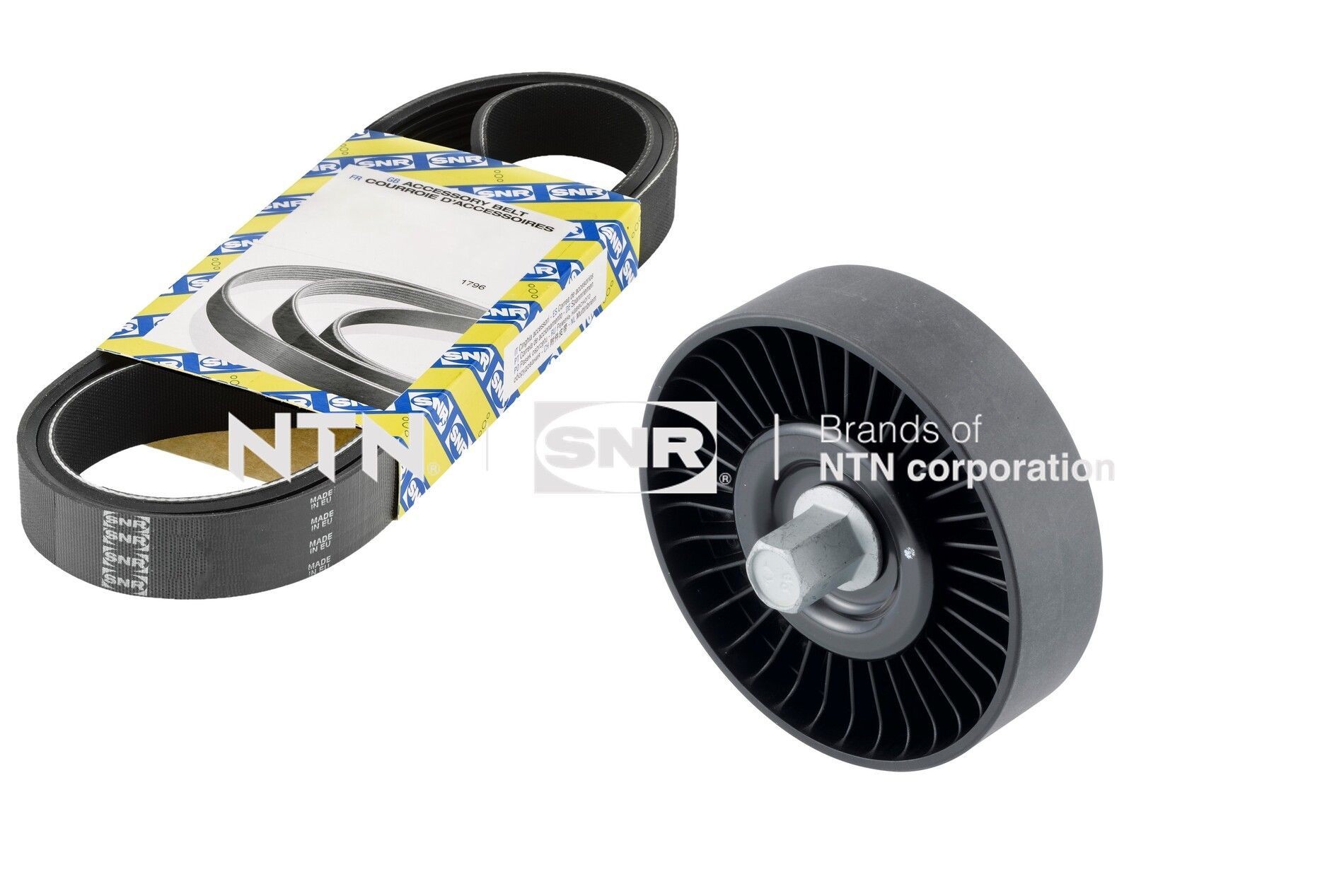 Σετ ιμάντων poly-V SNR KA884.02 SNR KA884.02: Κιτ ιμάντα κίνησης Hyundai i20 2018