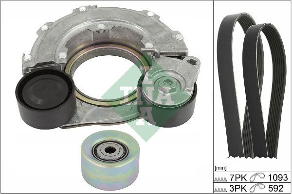 Poly V-riem set INA 529 0561 10 INA 529 0561 10: Multiriem set Hyundai i30 2022