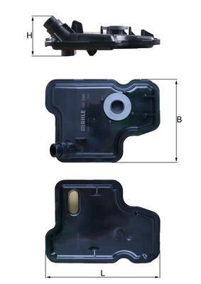MAHLE Filtre hydraulique, boîte automatique HX 395 MAHLE HX 395 d'origine Filtre de boite automatique Mokka / Mokka X (J13) coût