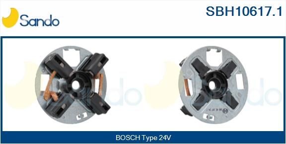 SANDO Supporto, Spazzole in carbone SBH10617.1 SBH10617.1 Spazzola in carbone, motorino d'avviamento SANDO HYUNDAI ix20 costo